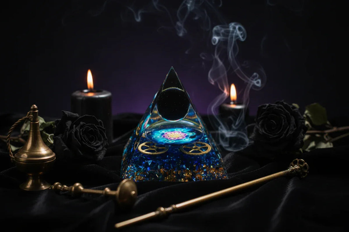 Cosmic Crystal Pyramids - Sorceress Sanctuary A / 6cm-A / 5cm-C / 6cm-B / 6cm-D / 6cm