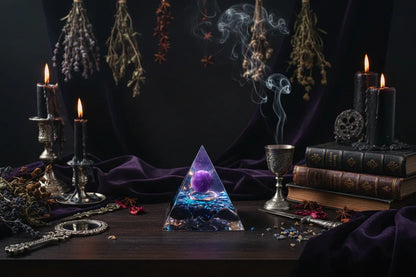 Cosmic Crystal Pyramids - Sorceress Sanctuary A / 6cm-A / 5cm-C / 6cm-B / 6cm-D / 6cm