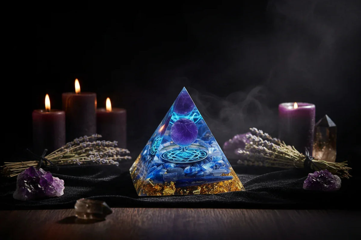 Cosmic Crystal Pyramids - Sorceress Sanctuary A / 6cm-A / 5cm-C / 6cm-B / 6cm-D / 6cm