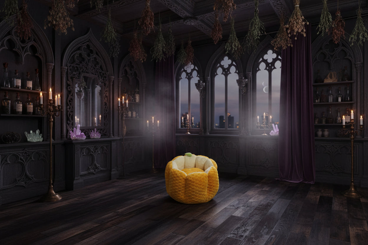 Cozy Pumpkin Bed - Sorceress Sanctuary Small-Medium