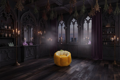 Cozy Pumpkin Bed - Sorceress Sanctuary Small-Medium