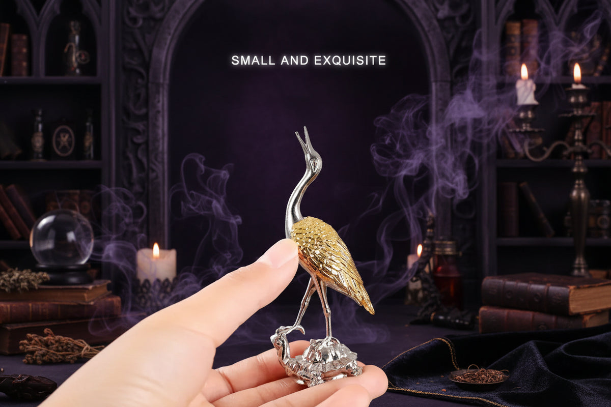Crane Incense Holder - Sorceress Sanctuary Small-Large