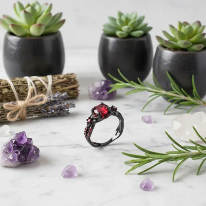 Crimson Black Ring - Sorceress Sanctuary 5-6-7-8-9