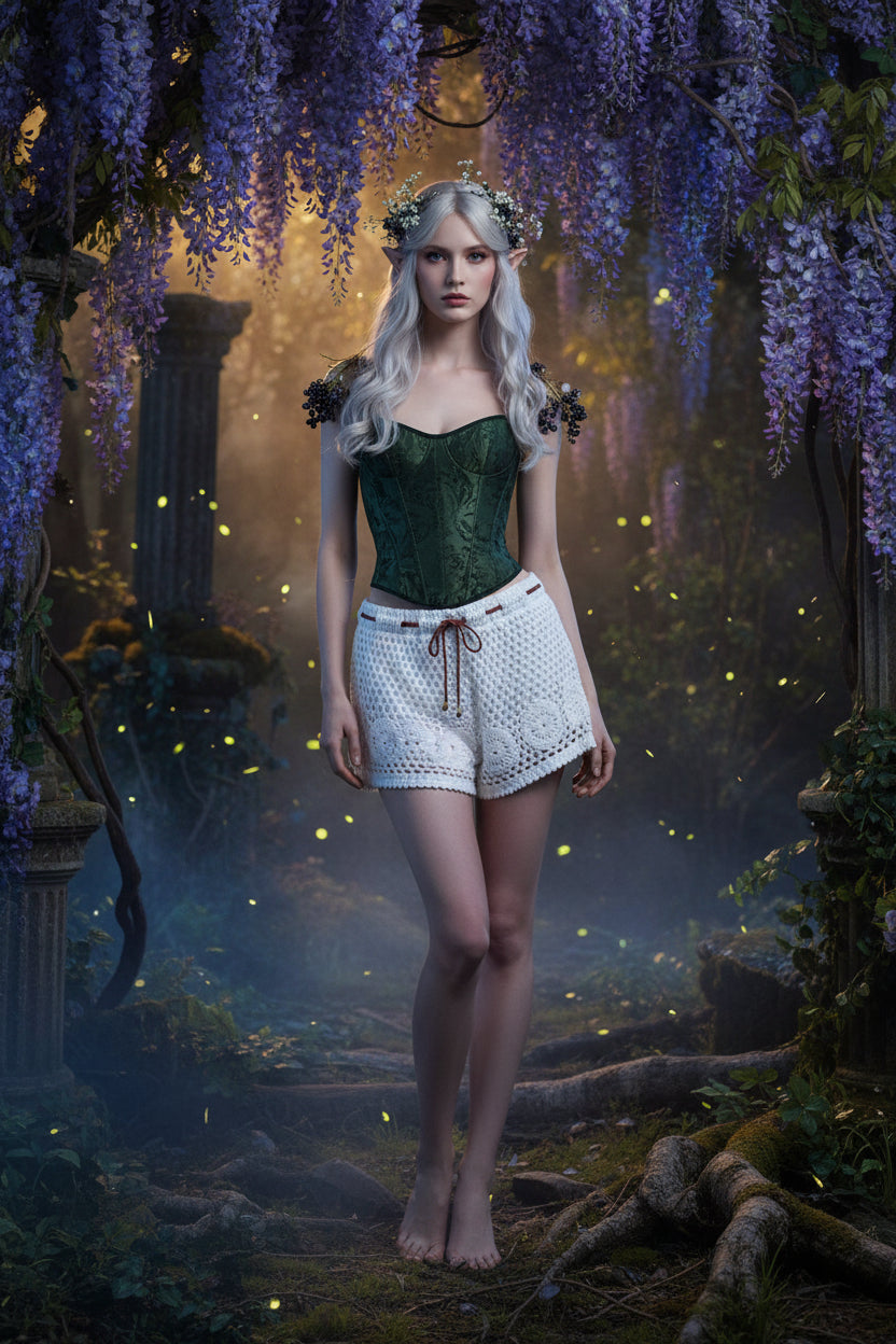 Crochet Fae Shorts Sorceress Sanctuary