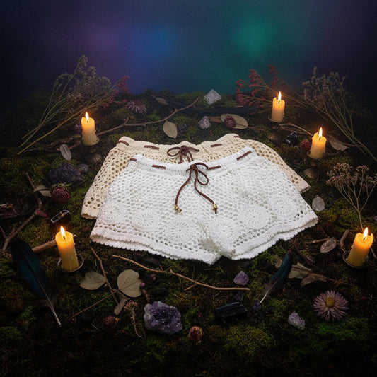 Crochet Fae Shorts Sorceress Sanctuary
