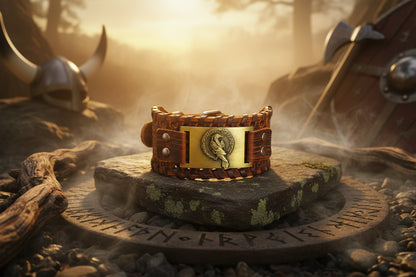 Crow Viking Bracelet - Sorceress Sanctuary Ancient Bronze-Ancient red copper-Antique Silver