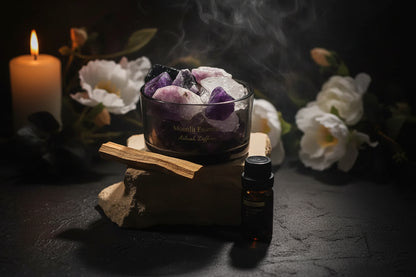 Crystal Aroma Stones - Sorceress Sanctuary Lavender-Hilton Garden-Westin White Tea-British pear freesia-Blue wind chimes