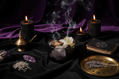 Crystal Aroma Stones - Sorceress Sanctuary Lavender-Hilton Garden-Westin White Tea-British pear freesia-Blue wind chimes