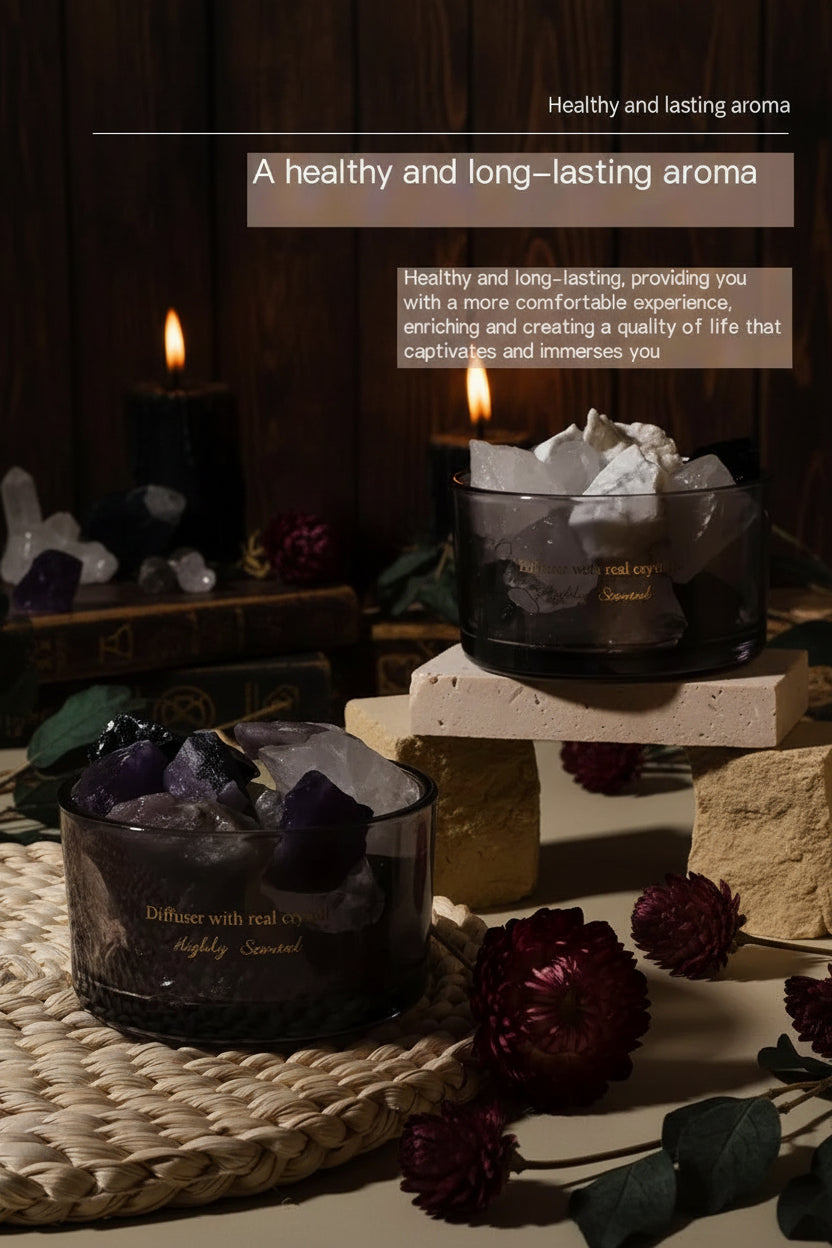 Crystal Aroma Stones - Sorceress Sanctuary Lavender-Hilton Garden-Westin White Tea-British pear freesia-Blue wind chimes