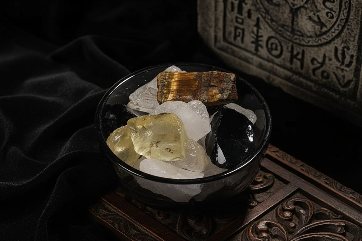 Crystal Aroma Stones - Sorceress Sanctuary Lavender-Hilton Garden-Westin White Tea-British pear freesia-Blue wind chimes