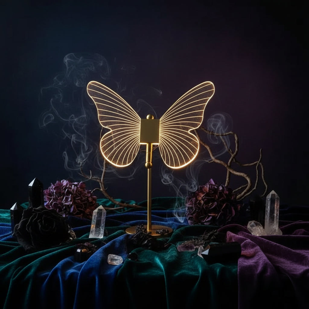Crystal Butterfly Light - Sorceress Sanctuary 3w / USB plug-3w / USB charging