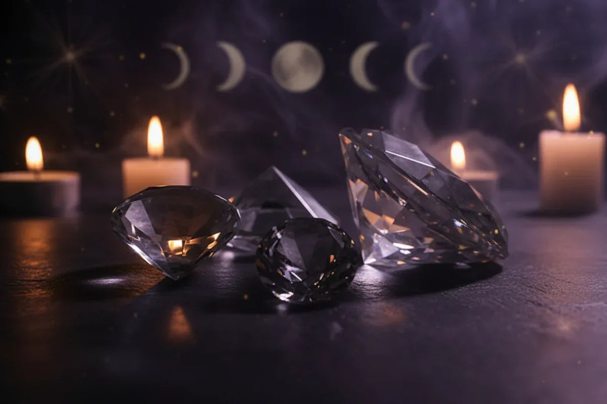 Crystal Diamond - Sorceress Sanctuary Transparent / Diameter 8CM-Transparent / Diameter 10cm