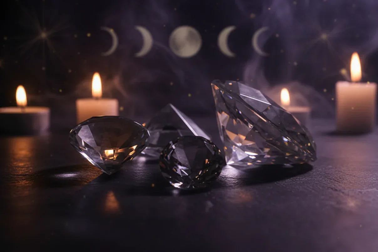 Crystal Diamond - Sorceress Sanctuary Transparent / Diameter 8CM-Transparent / Diameter 10cm