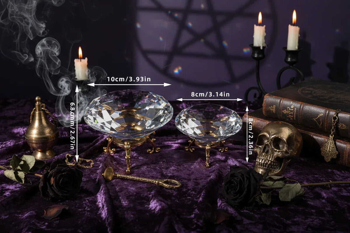 Crystal Diamond - Sorceress Sanctuary Transparent / Diameter 8CM-Transparent / Diameter 10cm