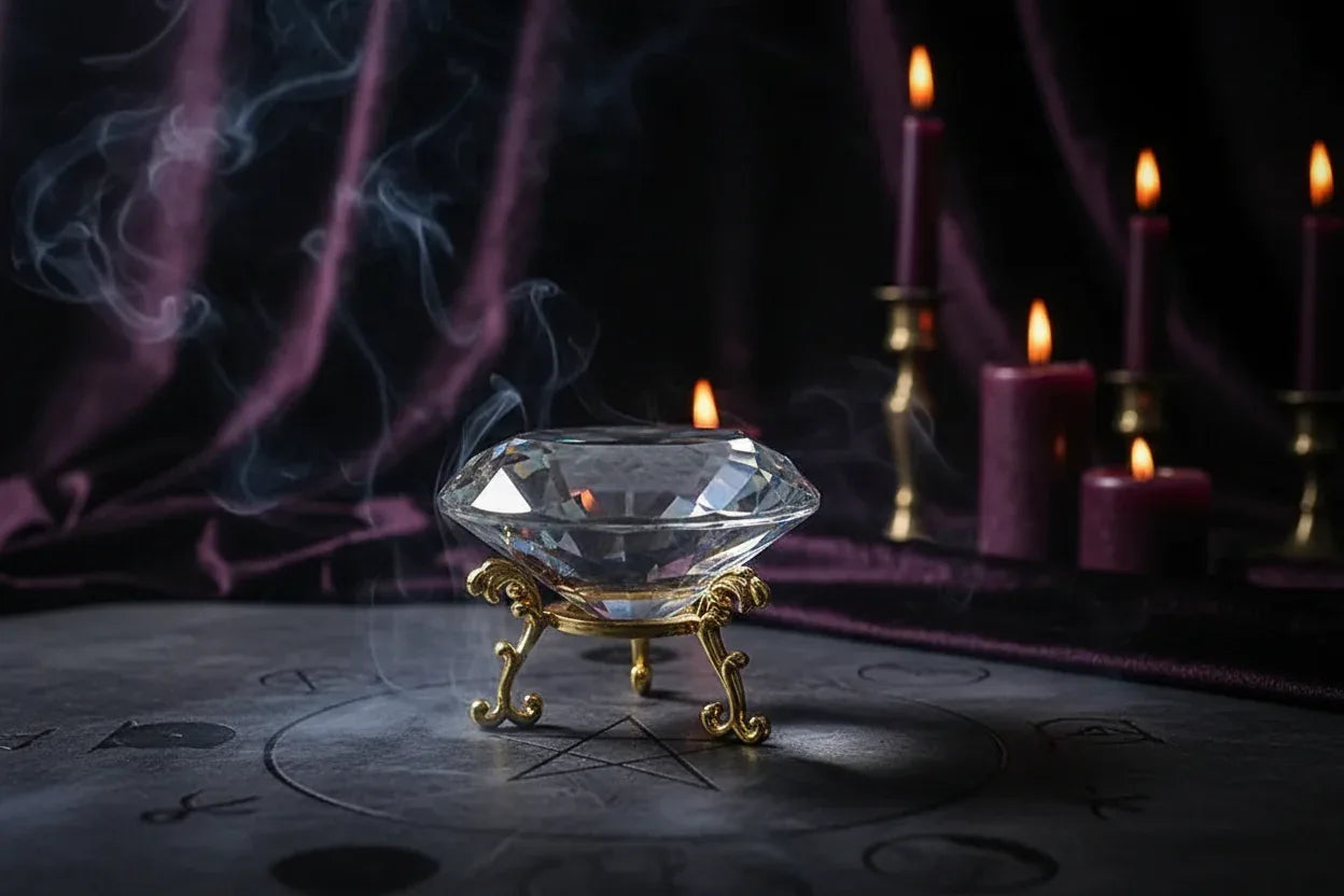 Crystal Diamond - Sorceress Sanctuary Transparent / Diameter 8CM-Transparent / Diameter 10cm