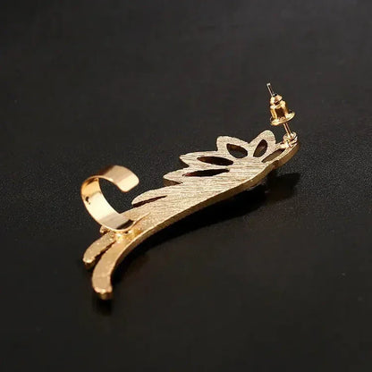 Crystal Elf Ear Cuffs - Sorceress Sanctuary Gold right-Silver right
