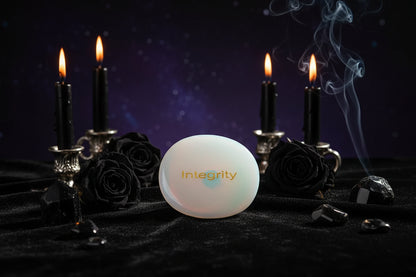 Crystal Energy Stones - Sorceress Sanctuary 45*35*7mm / White Pine (Hope)-45*35*7mm / one day at a time-45*35*7mm / Protein (Integrity)-45*35*7mm / Black Flash (Acceptance,)-45*35*7mm / Spot (Kindness)