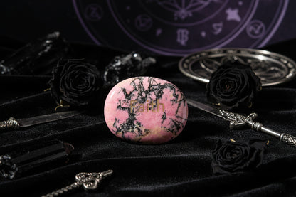 Crystal Energy Stones - Sorceress Sanctuary 45*35*7mm / White Pine (Hope)-45*35*7mm / one day at a time-45*35*7mm / Protein (Integrity)-45*35*7mm / Black Flash (Acceptance,)-45*35*7mm / Spot (Kindness)