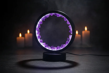 Crystal LED Lamp - Sorceress Sanctuary Amethyst Cold Light-Deep Amethyst Cold Light-Deep Amethyst Warm Light-Amethyst Warm Light-Blue Fluorite Cold Light