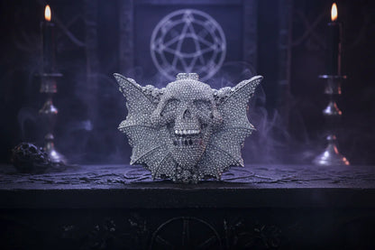 Crystal Skull Bag - Sorceress Sanctuary Silver