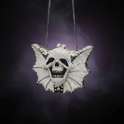 Crystal Skull Bag - Sorceress Sanctuary Silver