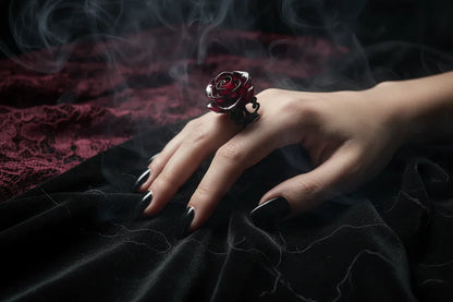 Cursed Rose Ring - Sorceress Sanctuary Red