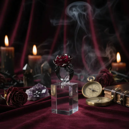 Cursed Rose Ring - Sorceress Sanctuary Red