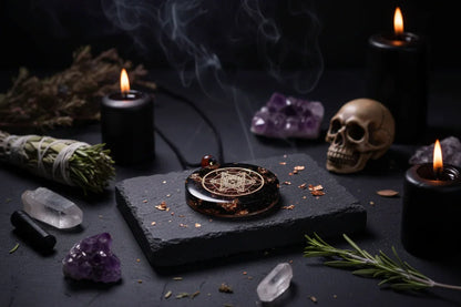 Dark Chakra Necklace - Sorceress Sanctuary 1