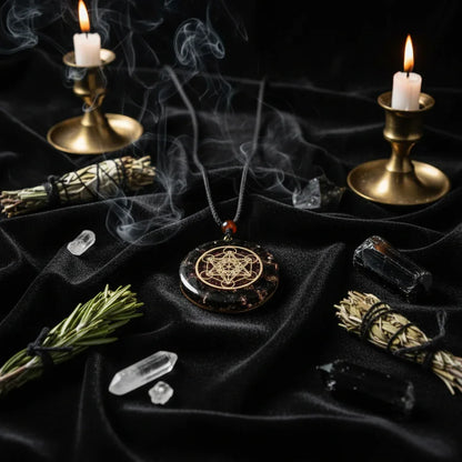 Dark Chakra Necklace - Sorceress Sanctuary 1