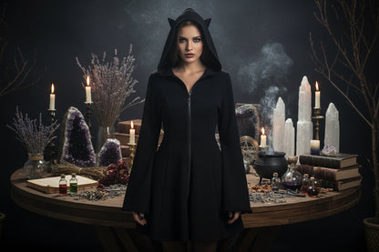 Dark Enchantress Dress - Sorceress Sanctuary Black / S-Black / M-Black / L-Black / XL-Black / 2XL