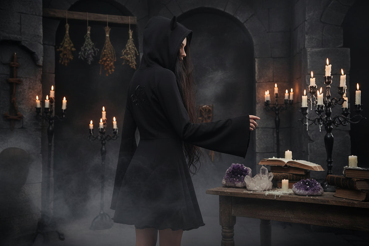 Dark Enchantress Dress - Sorceress Sanctuary Black / S-Black / M-Black / L-Black / XL-Black / 2XL