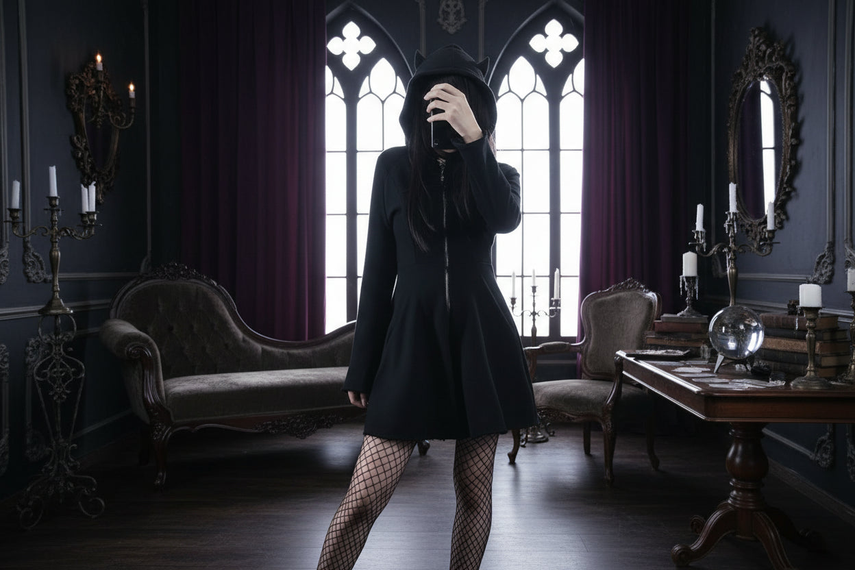 Dark Enchantress Dress - Sorceress Sanctuary Black / S-Black / M-Black / L-Black / XL-Black / 2XL