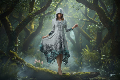Dark Forest Dress - Sorceress Sanctuary Black / L-Black / XL-Black / 2XL-Black / 3XL-Black / 4XL