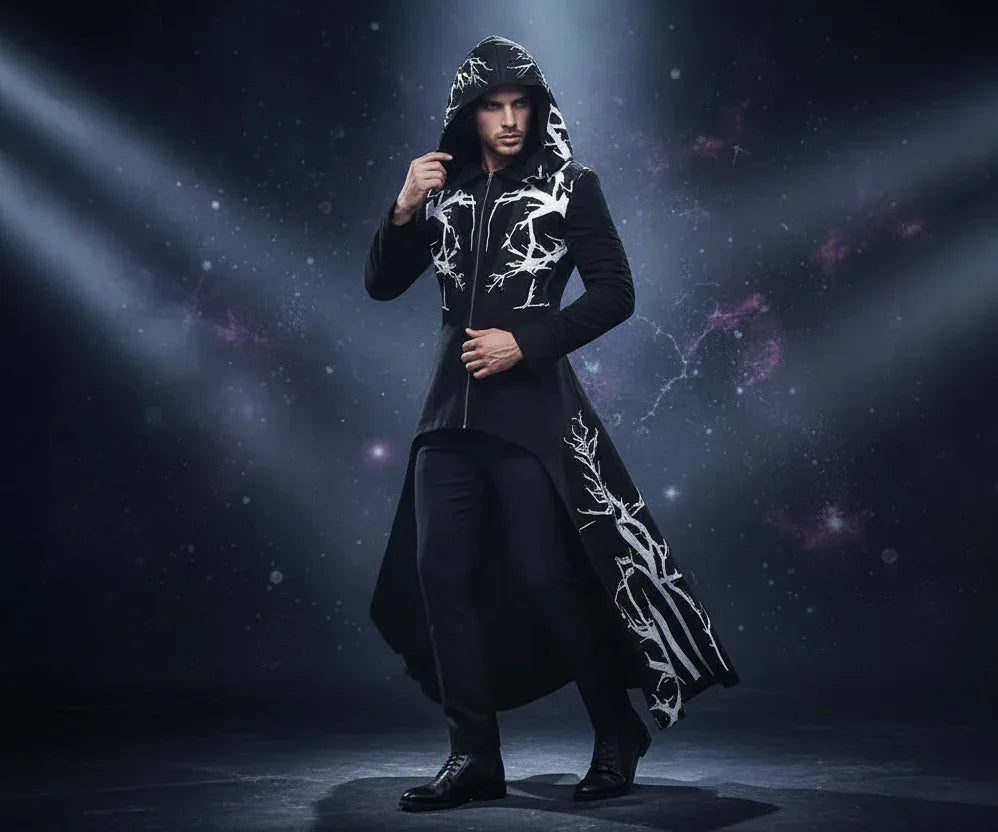 Dark Moon Robe - Sorceress Sanctuary Black-04 / 4X-Large