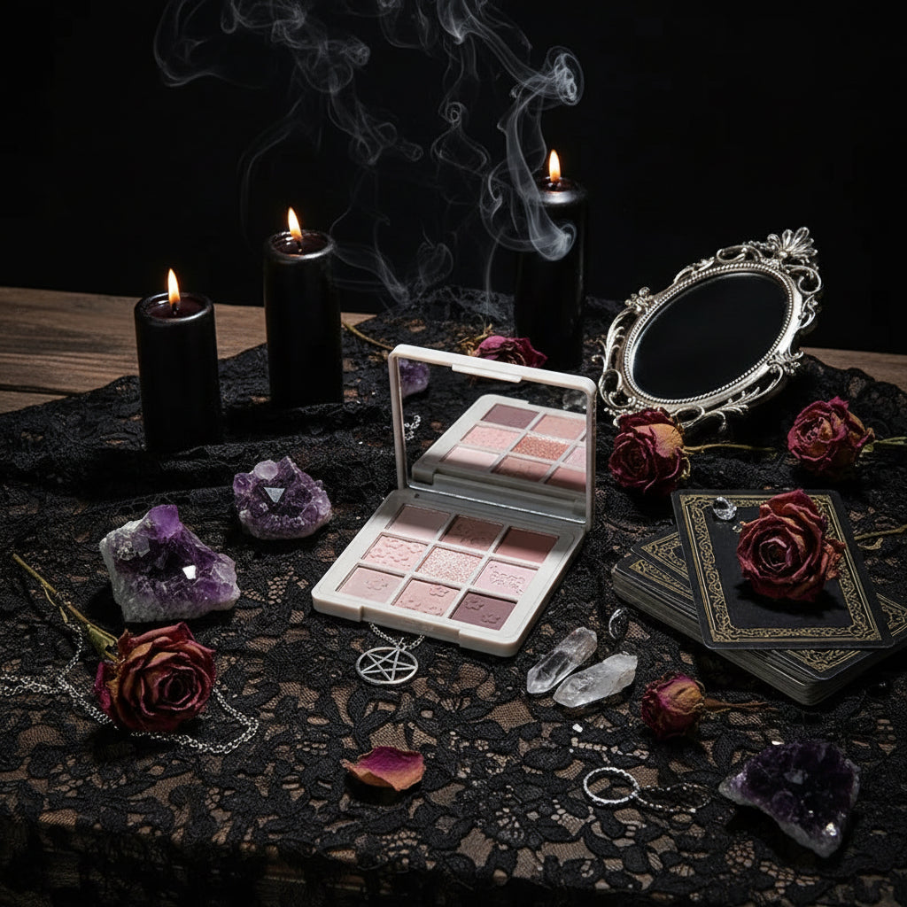 Dark Retro Eyeshadow - Sorceress Sanctuary Desert Palette-Flame Palette-Plain Water-Rose Palette-Cinnabar Nevus