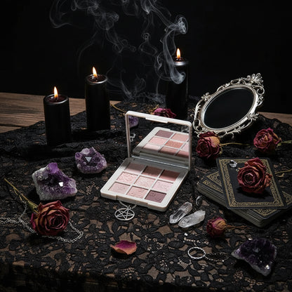 Dark Retro Eyeshadow - Sorceress Sanctuary Desert Palette-Flame Palette-Plain Water-Rose Palette-Cinnabar Nevus