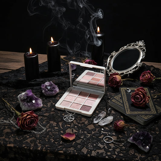 Dark Retro Eyeshadow - Sorceress Sanctuary Desert Palette-Flame Palette-Plain Water-Rose Palette-Cinnabar Nevus