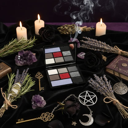 Dark Retro Eyeshadow - Sorceress Sanctuary Desert Palette-Flame Palette-Plain Water-Rose Palette-Cinnabar Nevus