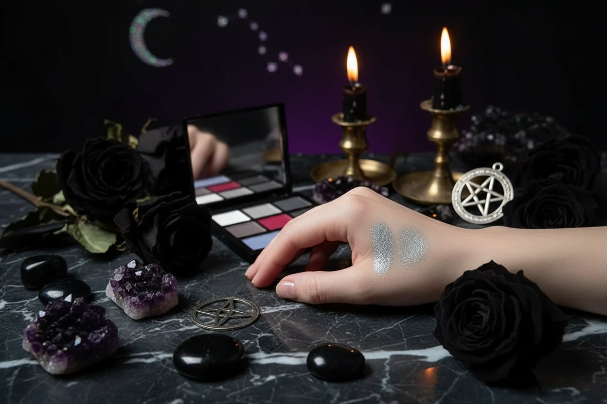 Dark Retro Eyeshadow - Sorceress Sanctuary Desert Palette-Flame Palette-Plain Water-Rose Palette-Cinnabar Nevus