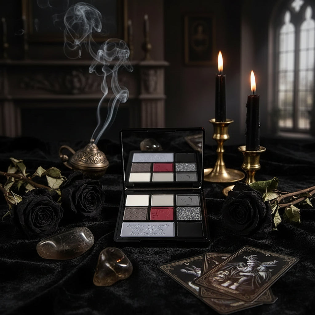 Dark Retro Eyeshadow - Sorceress Sanctuary Desert Palette-Flame Palette-Plain Water-Rose Palette-Cinnabar Nevus
