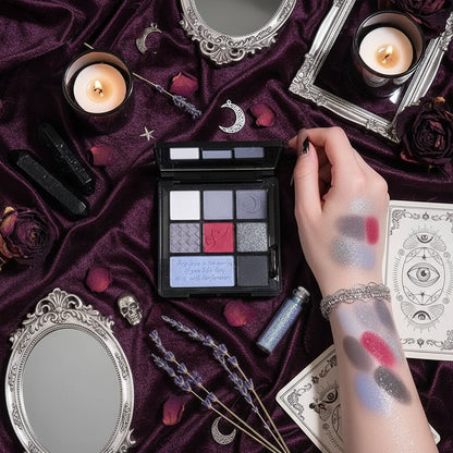 Dark Retro Eyeshadow - Sorceress Sanctuary Desert Palette-Flame Palette-Plain Water-Rose Palette-Cinnabar Nevus