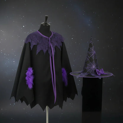 Deluxe Kid's Witch Set - Sorceress Sanctuary Black / One size