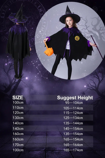 Deluxe Kid's Witch Set - Sorceress Sanctuary Black / One size