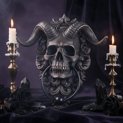Demon Skull | Door Knocker - Sorceress Sanctuary Sheep Head Decoration