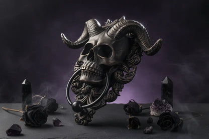 Demon Skull | Door Knocker - Sorceress Sanctuary Sheep Head Decoration