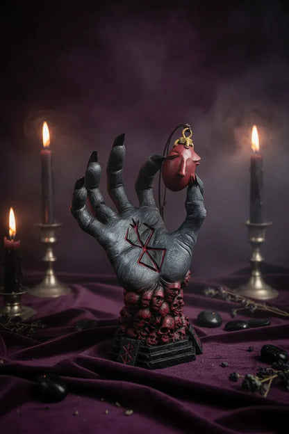Demonic Hand - Sorceress Sanctuary Violent hand of God + Heart (without lanyard)-Heart (with lanyard)-Devil's Hand-Violent hand of God + Heart (with lanyard)