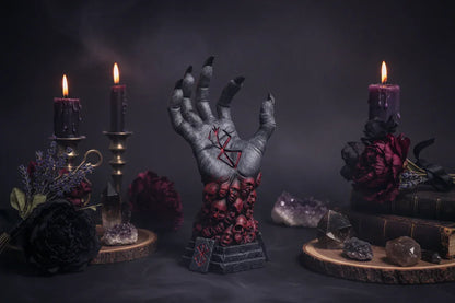 Demonic Hand - Sorceress Sanctuary Violent hand of God + Heart (without lanyard)-Heart (with lanyard)-Devil's Hand-Violent hand of God + Heart (with lanyard)
