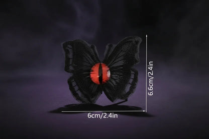 Devil Butterfly Clip - Sorceress Sanctuary White-Black