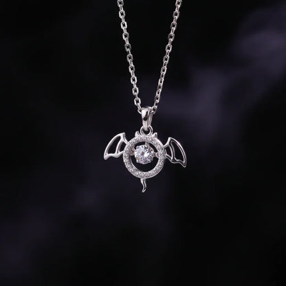 Devil Charm Necklace - Sorceress Sanctuary Silver
