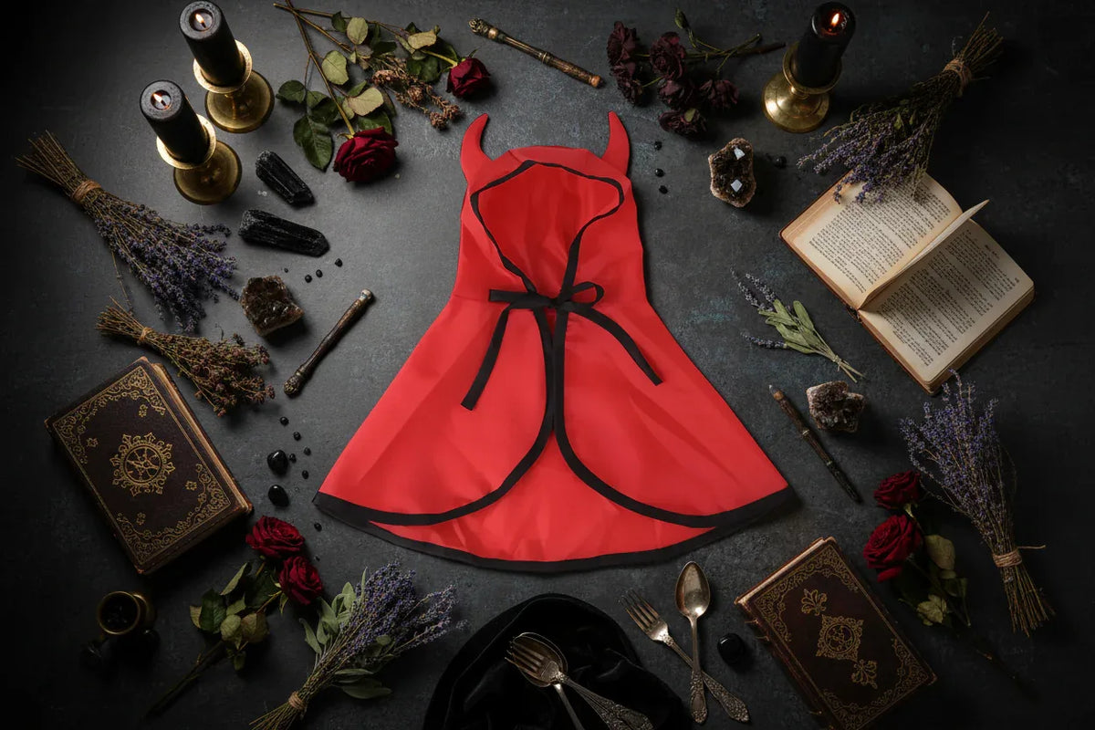 Devil Pet Cape - Sorceress Sanctuary Red / S-Red / M-Red / L-Orange / S-Orange / M
